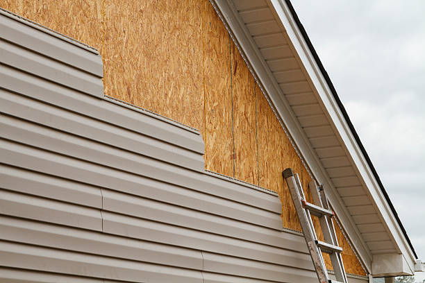 Professional Siding Repair technician working in Winston-Salem, NC